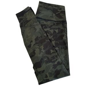 Lululemon Align 28” Size 10 Camo Dark Olive Nulu Leggings